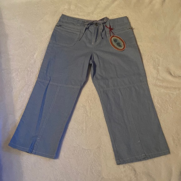 BeBop Other - CUTE NWT BE BOP Size 14 Light Weight Capri Length Pants 55% Ramie 45% Cotton